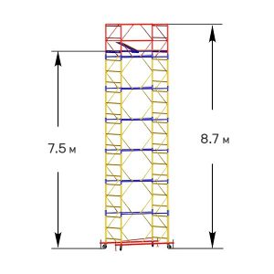 Вышка тура строительная ВСП-250 1,2х2м высота 8,7 м