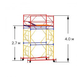 Вышка тура строительная ВСП-250 2х2м высота 4 м